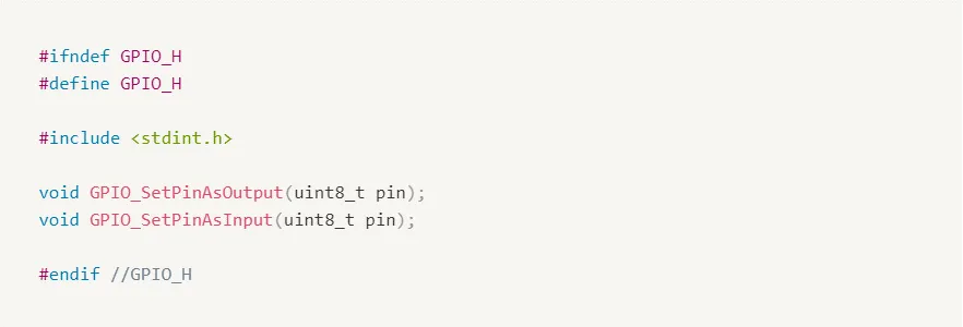 Function declaration